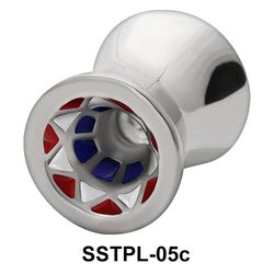 Kaleidoscopic Design Plugs and Tunnels SSTPL-05c